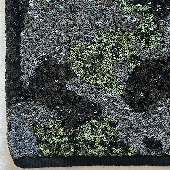 NWT ZARA Camo Sequin Dress - Picture 5 of 12